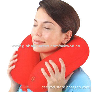 Neck massager pillow